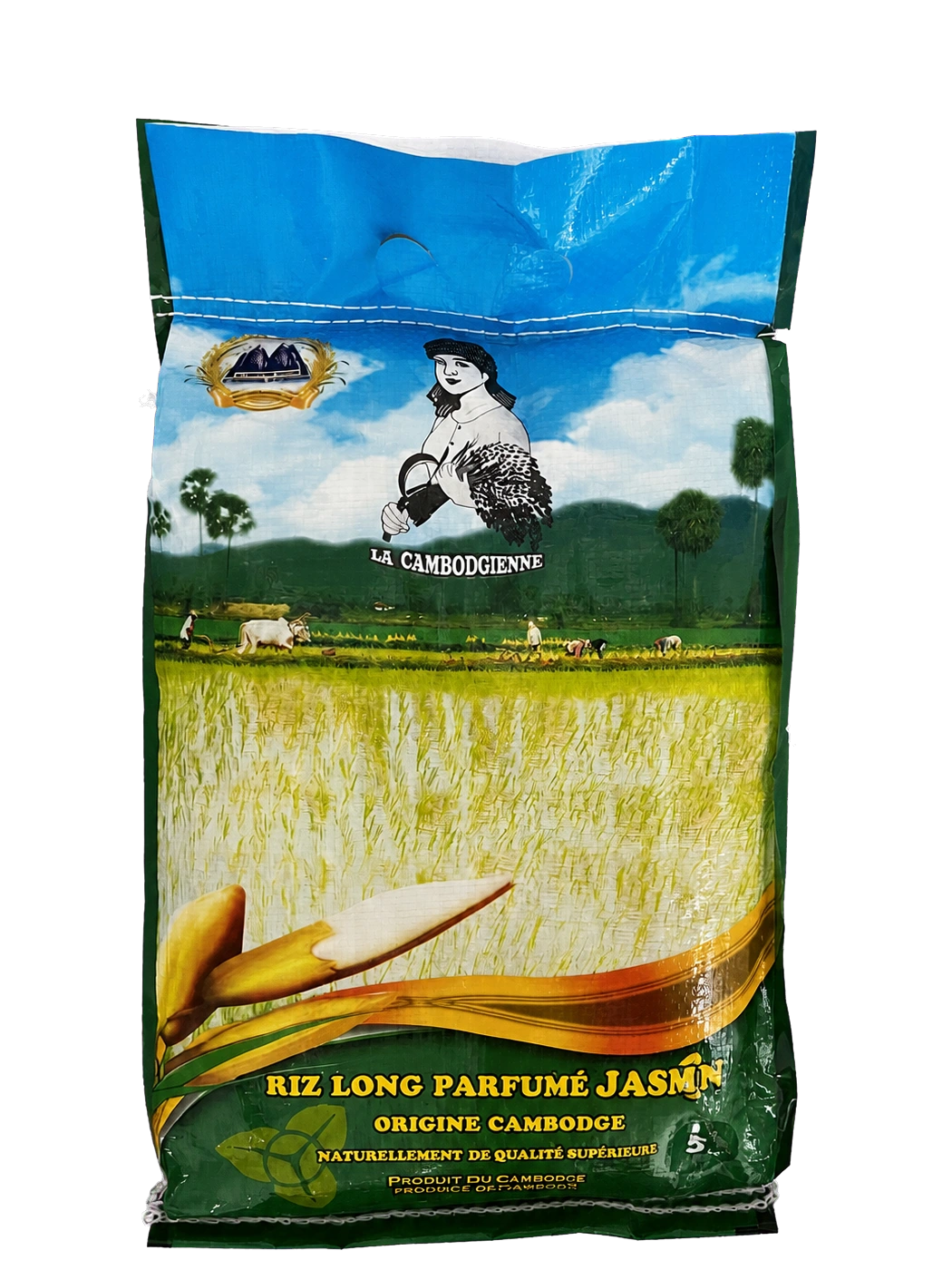 Sac de riz Jasmin La Cambodgienne de 5 kg